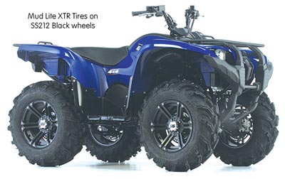 Mud lite XTR Tires on SS212 Black Wheels