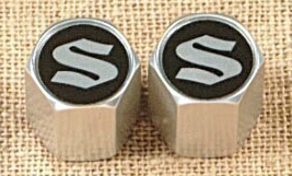 MOTO CAPS - S LOGO (BLACK)