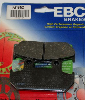 EBC FA124/2 Kevlar Organic Front Brake Pads / Shoes