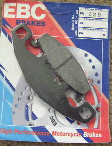 EBC FA129 Kevlar Organic Brake Pads / Shoes - FA129