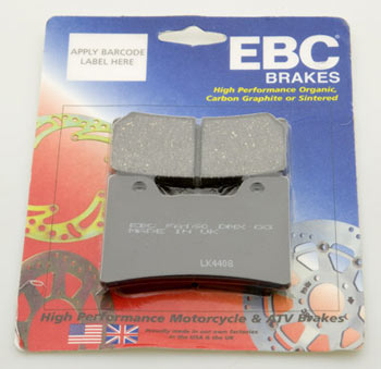 EBC FA160 Kevlar Organic Front Brake Pads / Shoes - FA160