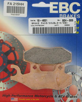 EBC FA215HH Double-H Sintered Metal Front Brake Pads / Shoes - FA215HH