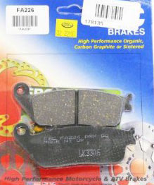 EBC FA226 Kevlar Organic Front Brake Pads / Shoes - FA226