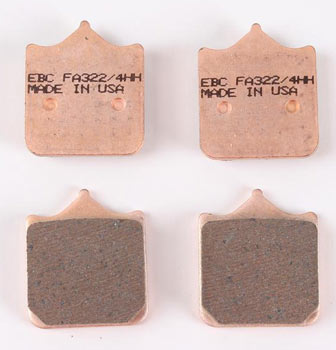 EBC FA322/4HH Double-H Sintered Metal Front Brake Pads / Shoes