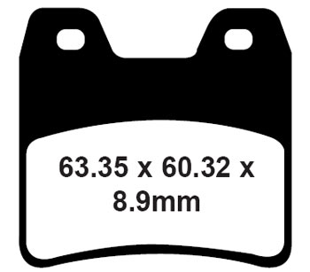 EBC FA348 Kevlar Organic Rear Brake Pads / Shoes - FA348