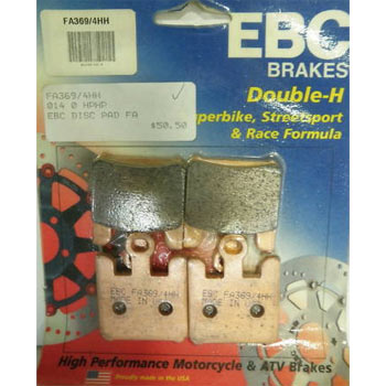 EBC FA369/4HH Double-H Sintered Metal Front Brake Pads / Shoes - FA369/4HH