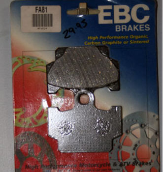 EBC FA81 Kevlar Organic Front Brake Pads / Shoes - FA81