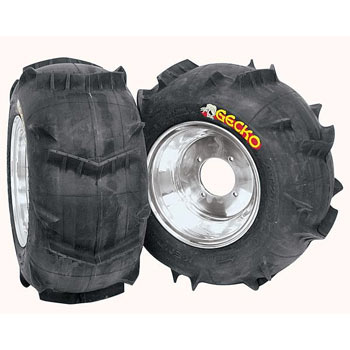 Kenda K534 Sand Gecko V-Paddle Sand ATV Tires 18x9.00-8 Rear - 228F0001