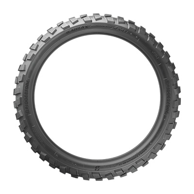 AX41 Battlax Adventurecross Front Tire, side view