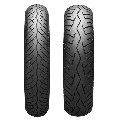 BT46 Battlax Racing Touring Front & Rear Tire, front view