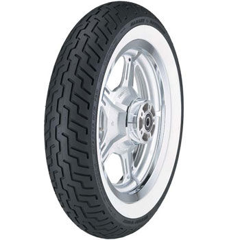 Dunlop D402 Harley-Davidson Touring Street Tires MT90B16 Front Wide White Wall