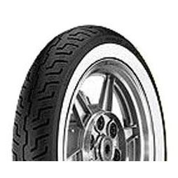 Dunlop K177 Street Tires 120/90-18 Front Wide White Wall