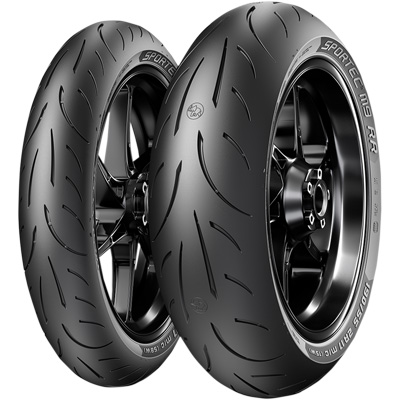 Sportec M9 RR Supersport Front & Rear Tire together in angled view