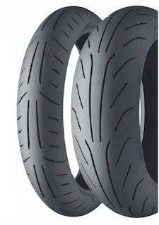 Michelin Power Pure Street Tires - 180/55ZR17 Rear