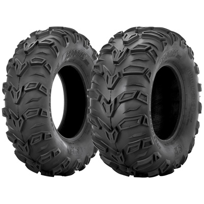 Mud Rebel front & Rear Tire, angled view