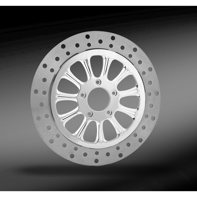 Imperial Trike Forged wheel matching rotor shown