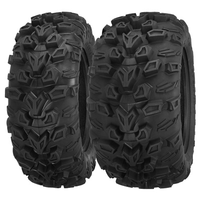 Mud Rebel RT UTV Utility Front & Rear Tires together, front view