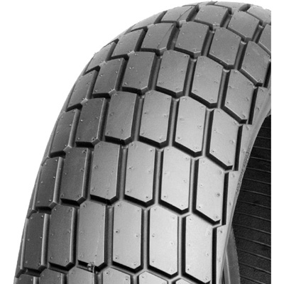 267 Flat Track Hard Rear Tire closeup, showing tread pattern