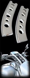 Kewl Metal Risers, 1 Inch, Hole Design For Suzuki M109R