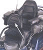 Big Bike Parts Driver Backrest Pad Set - Black - Goldwing 1500
