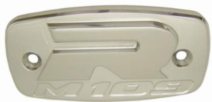 Cycle House Brake Reservoir Cover For The M109R. Boulevard Logo. Polished Or Chrome.