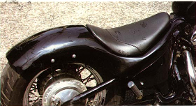 Honda shadow 600 custom rear fender #7