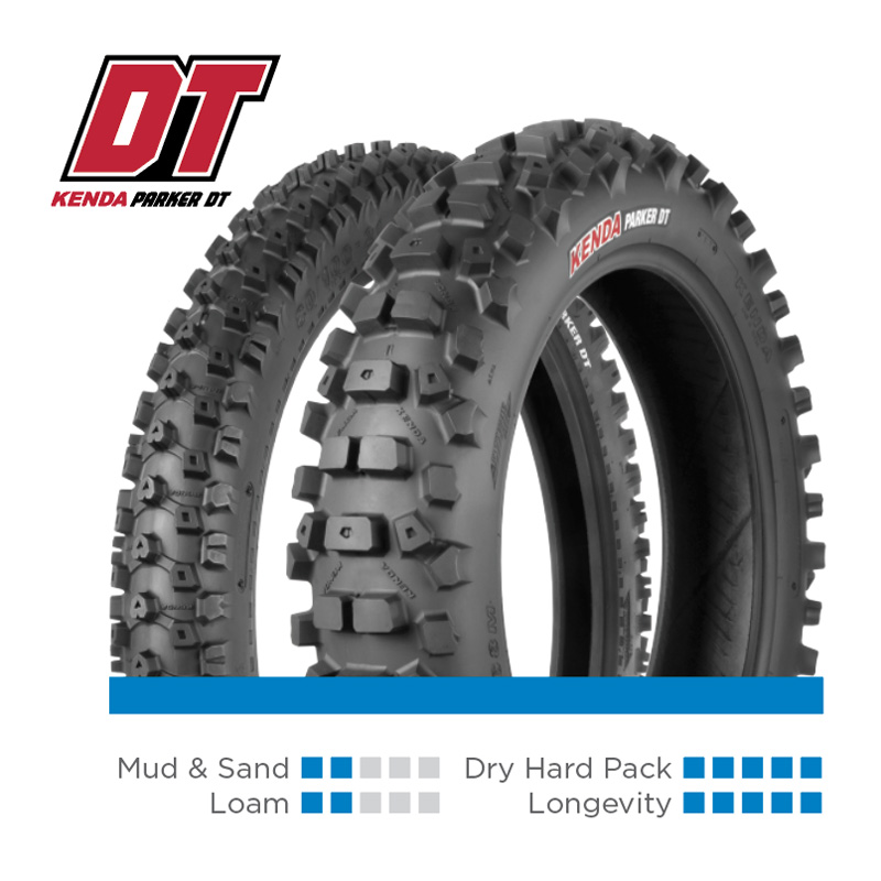 KENDA ディープリム70㎜ Kenda Parker DT Desert Off-Road Tire 120/90-19 Rear [66M