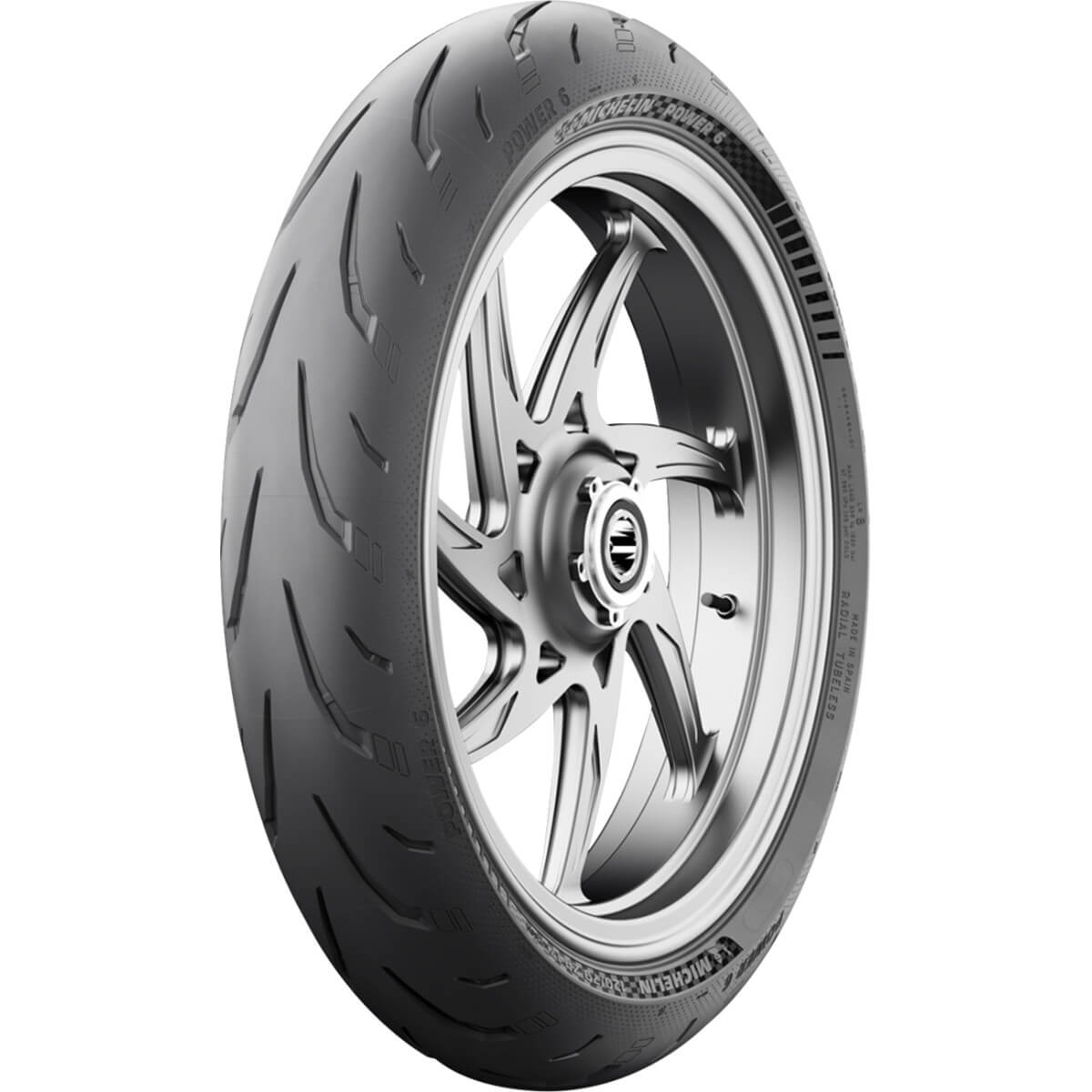 Michelin Power 6 Street Tire 110/70ZR17 Front [54W] | MotorcycleTire.com