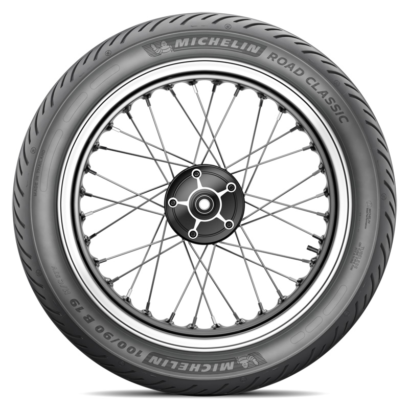 送料無料　MICHELIN ROAD CLASSIC 100/90B19 新品 Michelin Road Classic Radial Tire 3.25B19 Front [54H