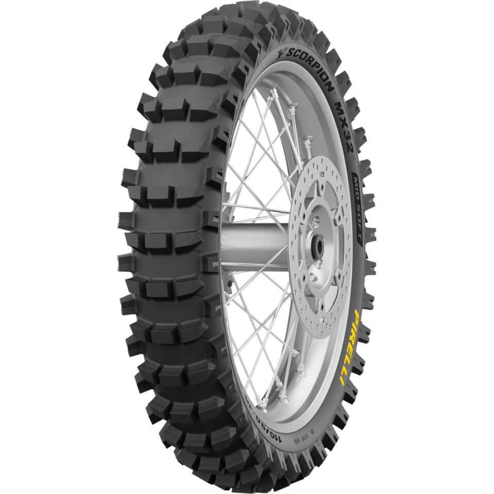 Pirelli Scorpion MX32 Mid Soft Motocross Tire 120/80-19 Rear [63M