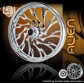 Alien Chrome Wheel