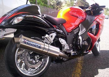 Calypso Forged Rear wheel installed on a motorcycle