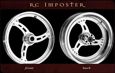 RC Imposter Forged front & rear wheel, chrome finish