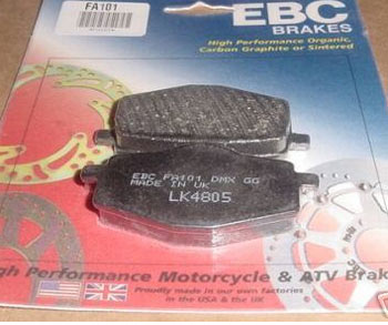 EBC FA101 Kevlar Organic Front Brake Pads / Shoes