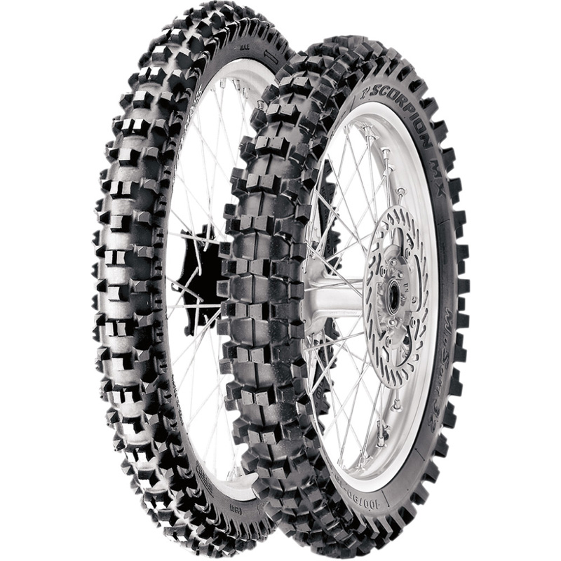 【世界110台限定】Blossom ブロッサム PIRELLI 170cm Pirelli Scorpion XC Mid Soft Off-Road Tire 120/100-18 Rear [68M
