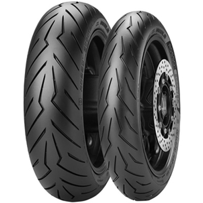 Pirelli Diablo Rosso Scooter Tire 120/70-12 Front / Rear [58P