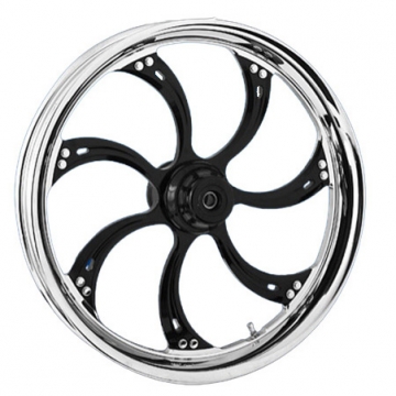 RC Components Zenith Twilight Forged Aluminum Wheels, Chrome/Black/Black