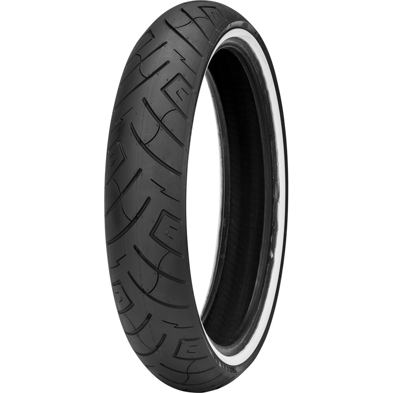 Shinko 777 Heavy Duty White Wall Tire 130/60-23, Front [75H]