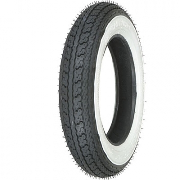 Shinko SR550 Scooter Tires 3.50-8 Front or Rear White Wall