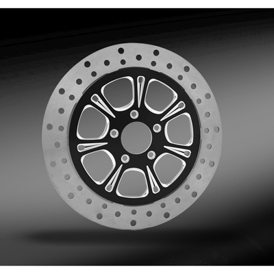 Epic Eclipse Forged wheel matching rotor shown