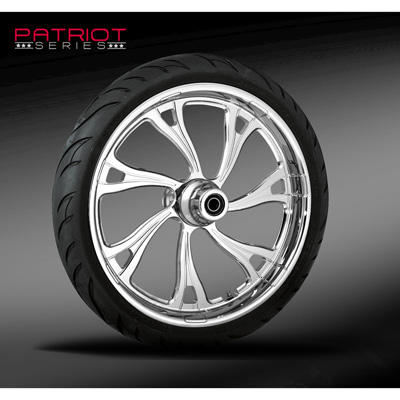 Patriot Ranger Forged wheel shown with tire