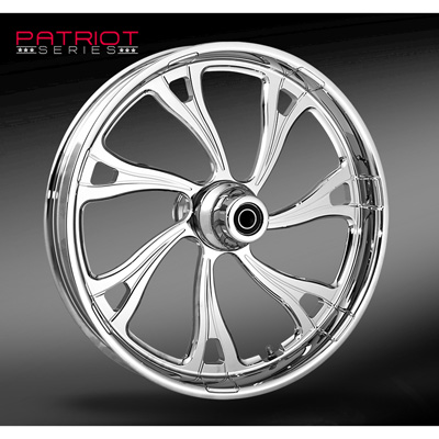 Patriot Ranger Forged wheel shown in chrome finish
