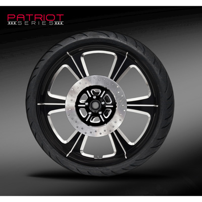 Patriot Sniper Eclipse Forged wheel shown with tire