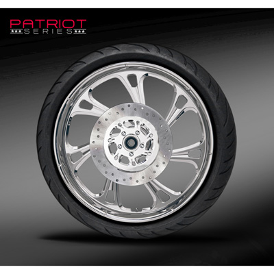 Patriot Trigger Forged wheel shown with tire
